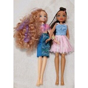 Lot Of 2 Fantasy Fashion Barbie Dolls 11"in